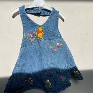 3-6M Winnie the Pooh Denim Dress
